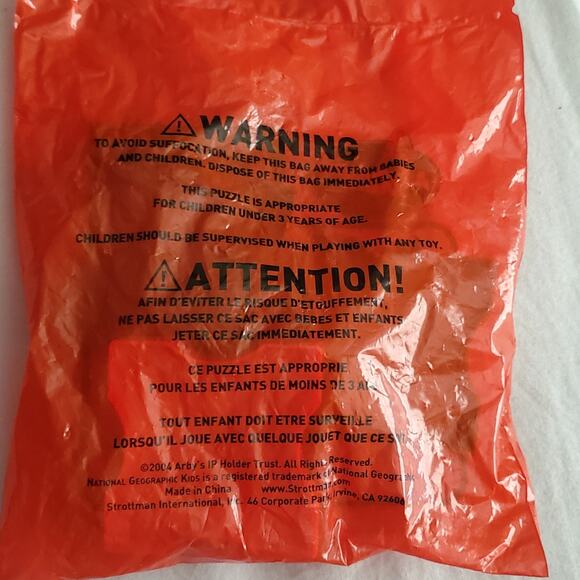 2004 Arbys National Geographic Kids Monkey Stackers New in Package - Picture 2 of 2